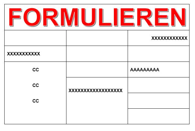 Formulieren